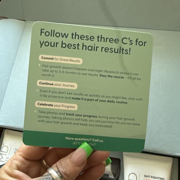 Women's Hair Regrowth Kit: Shampoo, Conditioner, 2% Minoxidil, Leave-In Foam - Picture 15 of 15